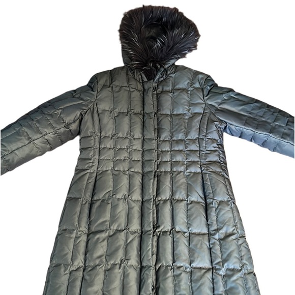 1 Madison Olive green down puffer jacket long warm winter outerwear - Picture 8 of 16